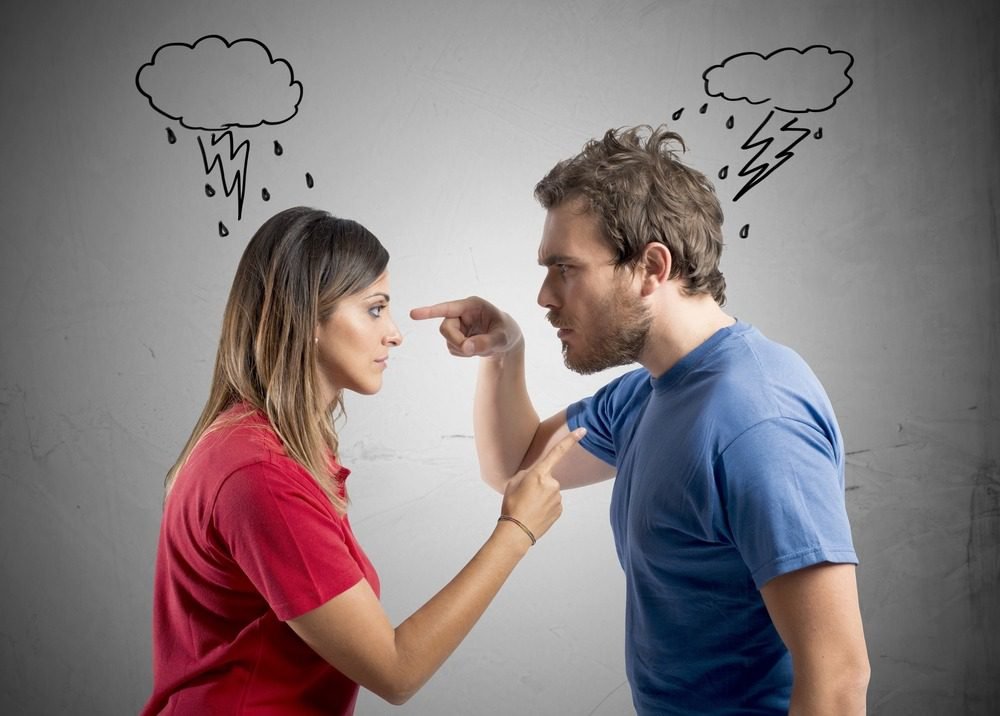 Siblings arguing