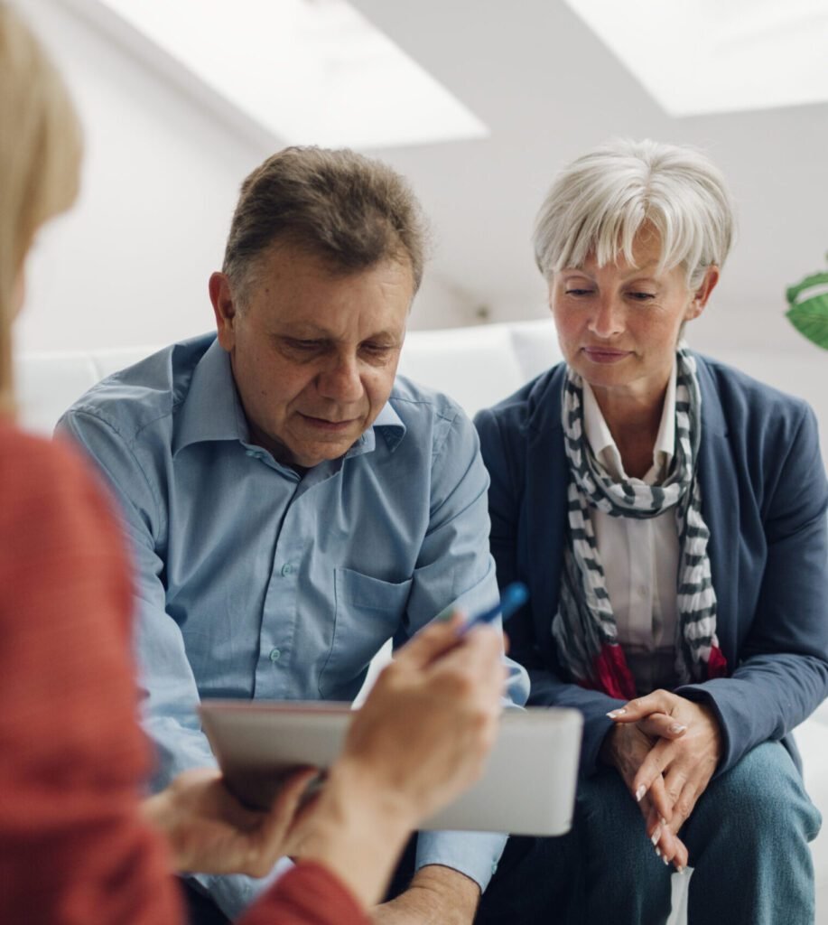 Mature Couple Meeting with Financial Advisor